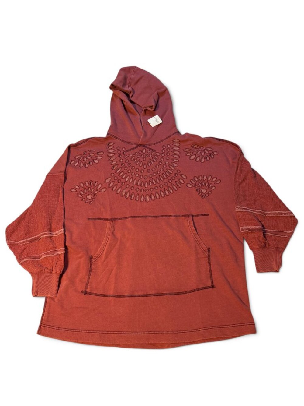 FREE PEOPLE - "Last Call" Oversized Cutout Sweatshirt, NWT, Medium